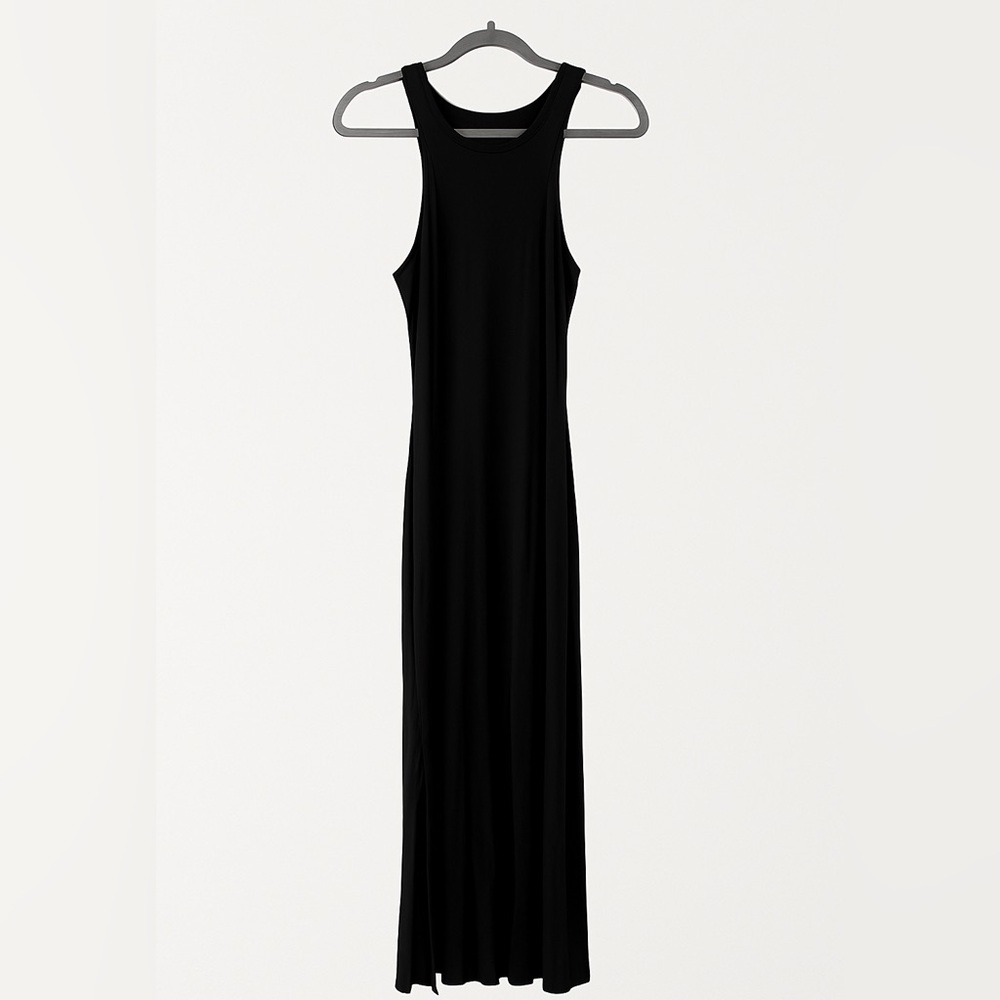 Rolla Coaster Racerback Maxi Dress – Size Large (Black)